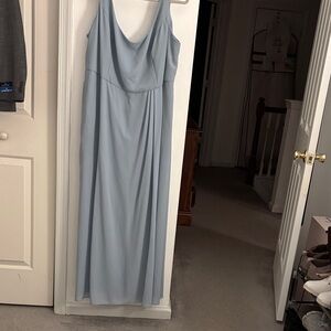 Chic Light Blue Maxi Dress